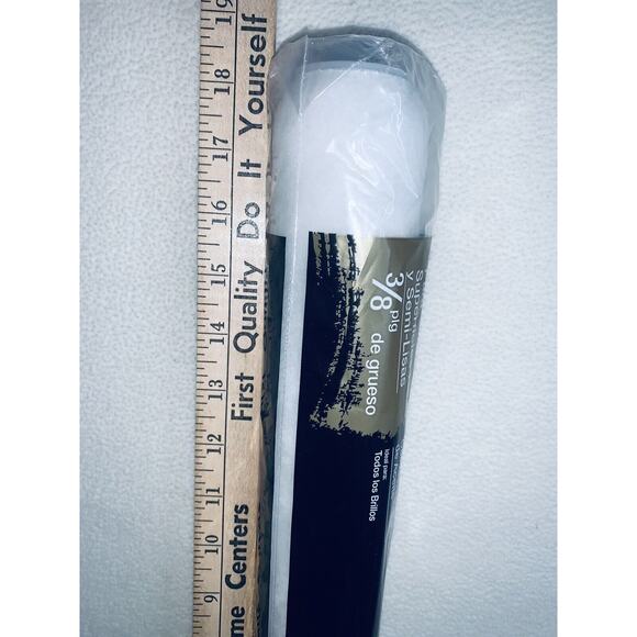 Best Premium White Woven 18" Paint Roller Cover 3/8" Nap Smooth & Semi Smooth - Picture 9 of 9